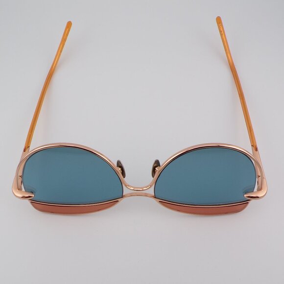 Pomellato Oversized Cat Eye Shades, Two Tone Retro Unique Dramatic Statement Lux main image 16